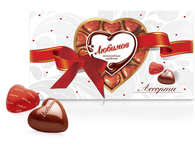 Шоколадні цукерки Любимов