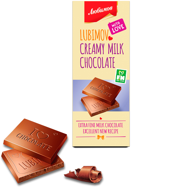  Шоколад "Любимов" молочний
