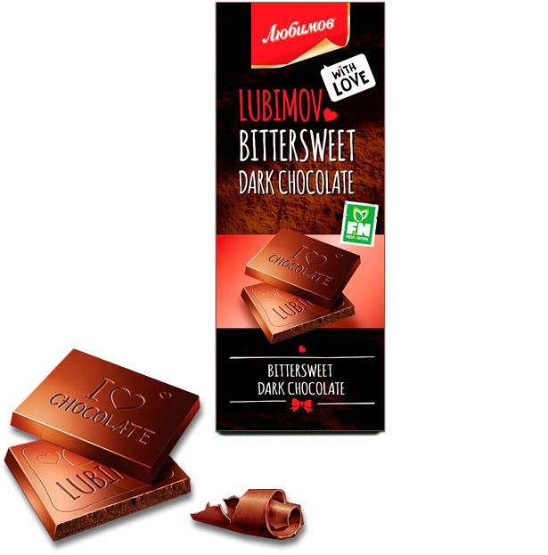 Chocolate "Lubimov" black