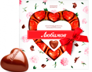 Candy Lubimov - a gentle milk chocolate with hazelnut praline